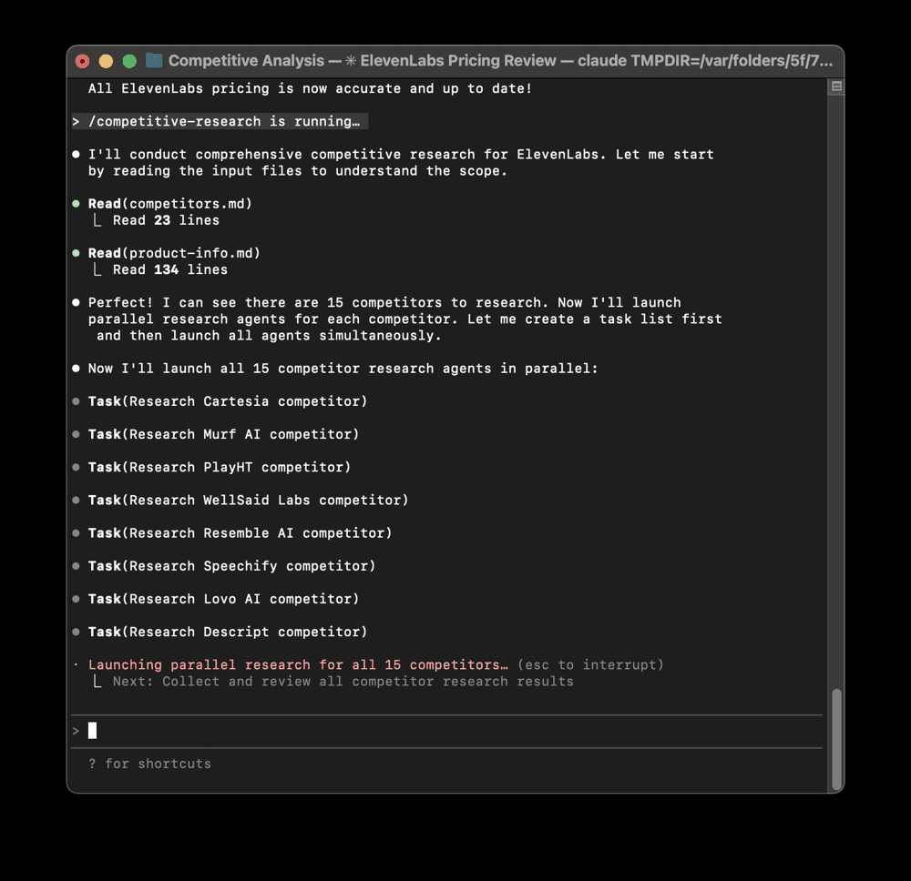Claude Code can parallelize complex tasks