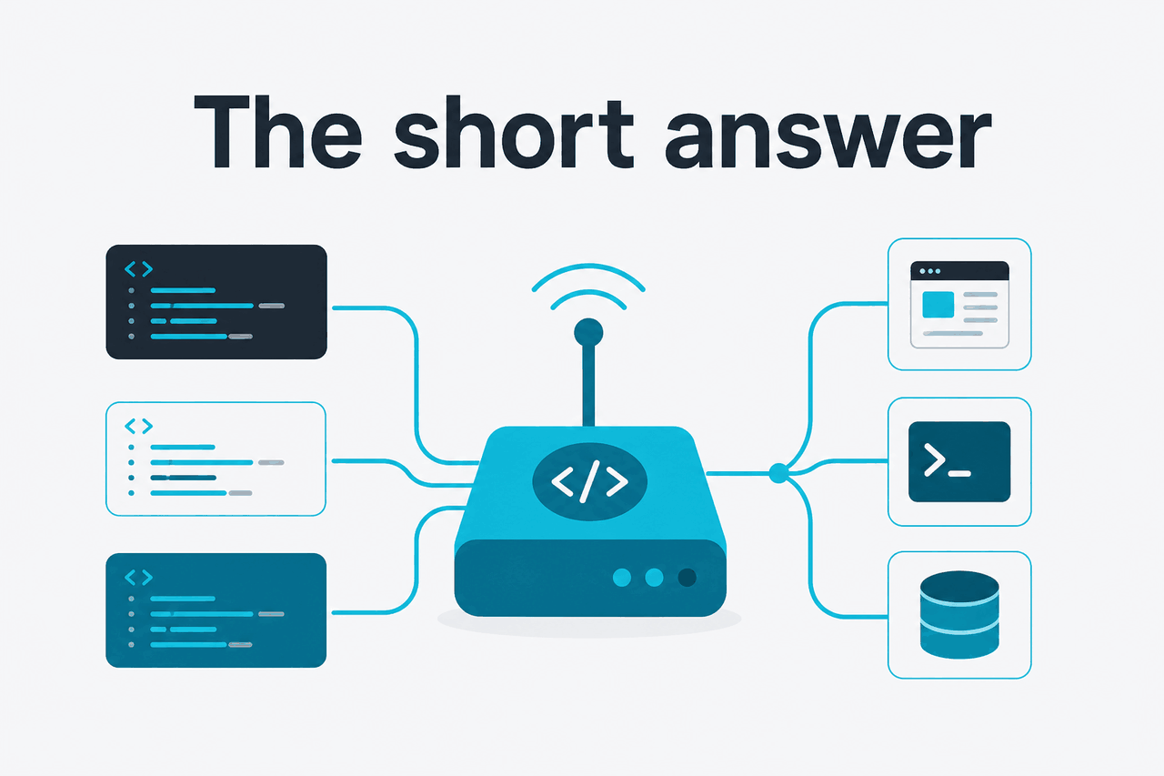 Illustration about claude code router