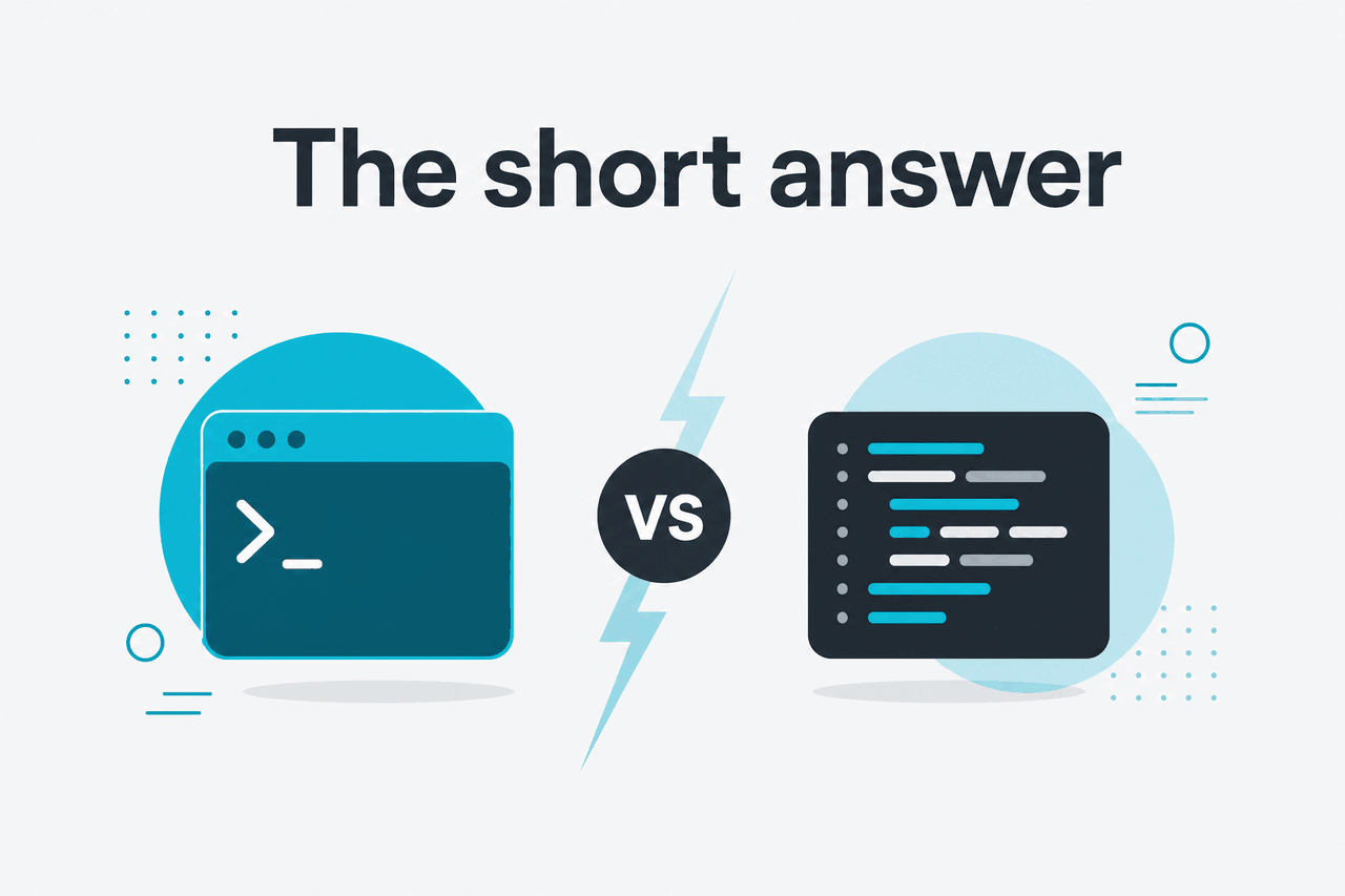 Illustration about gemini cli vs claude code