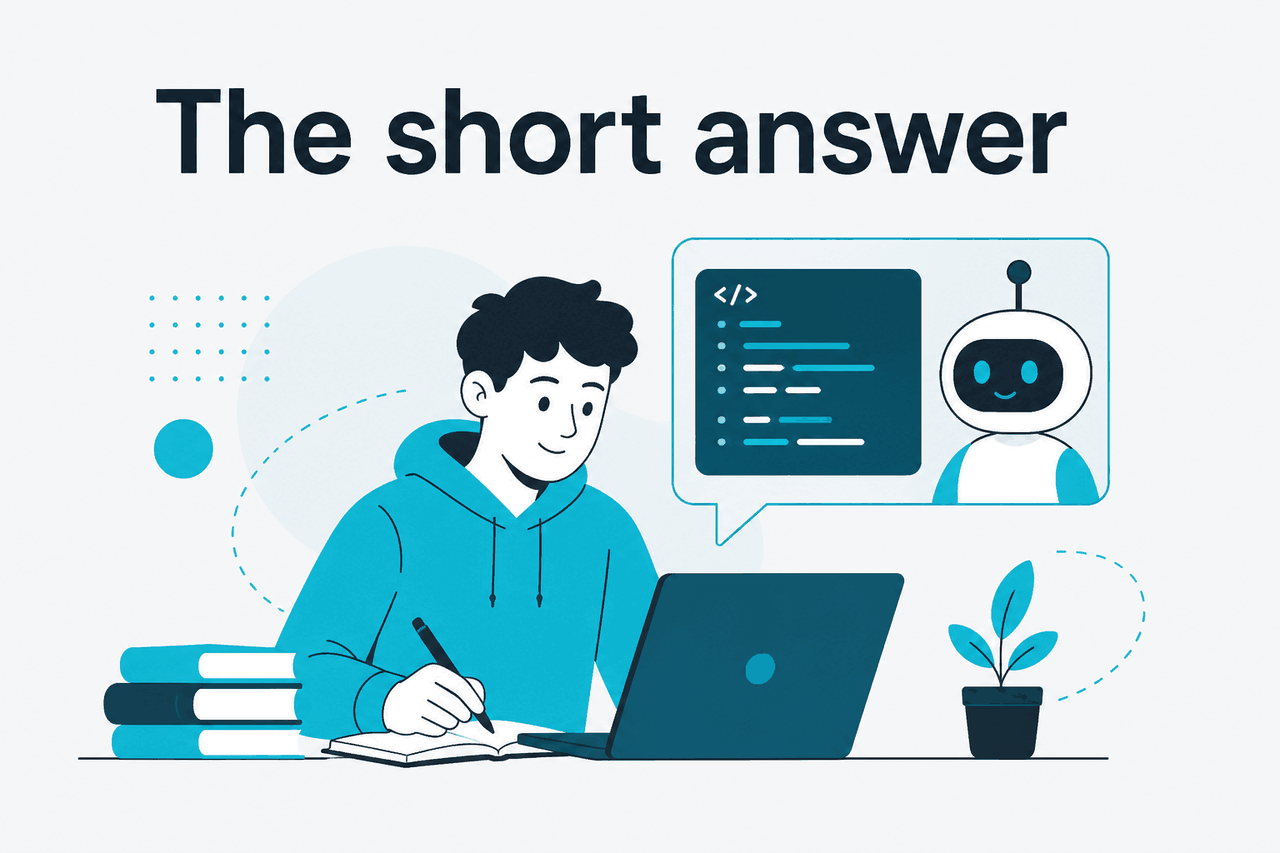 Illustration about claude code student