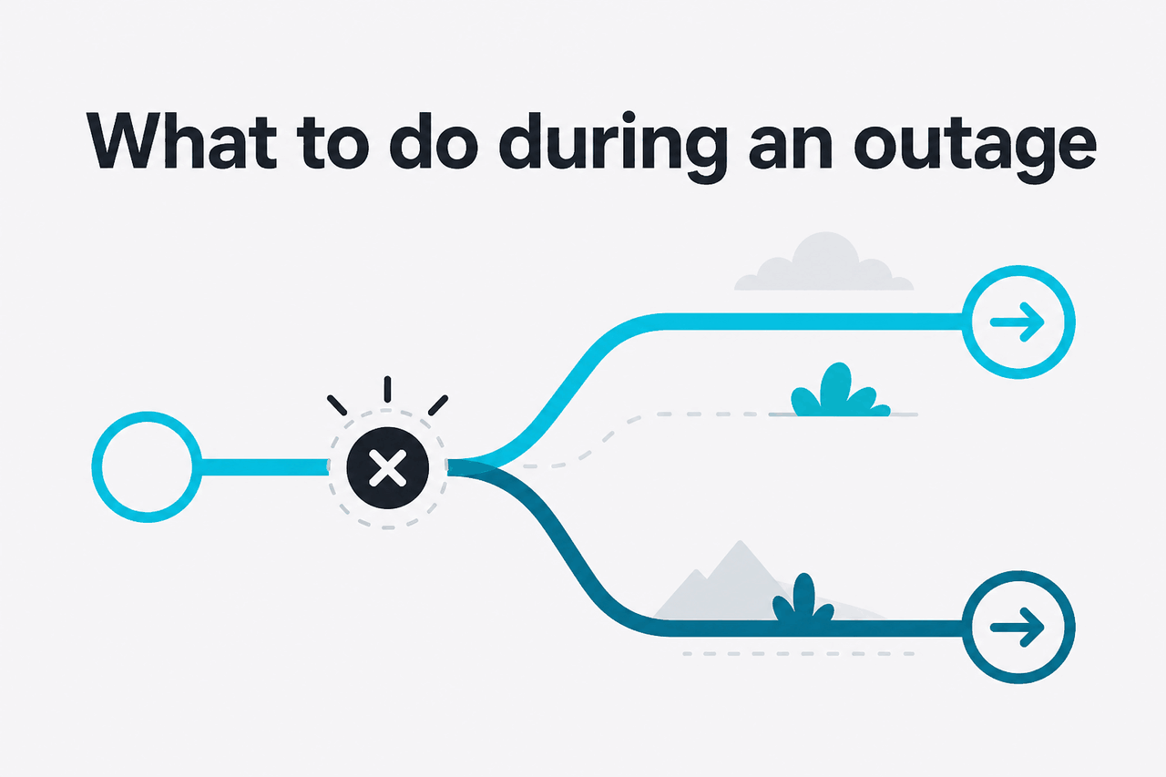 Abstract fallback / workaround illustration