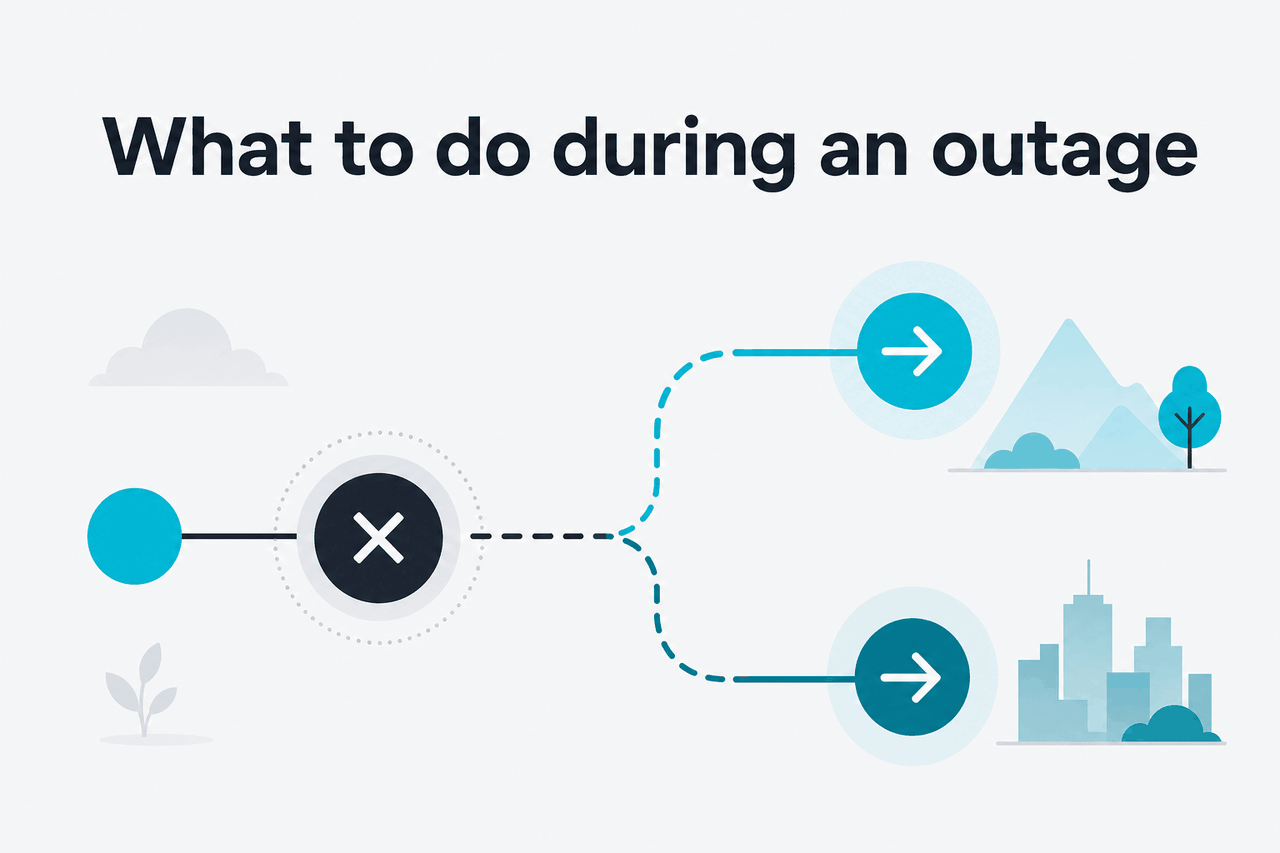 Abstract fallback / workaround illustration