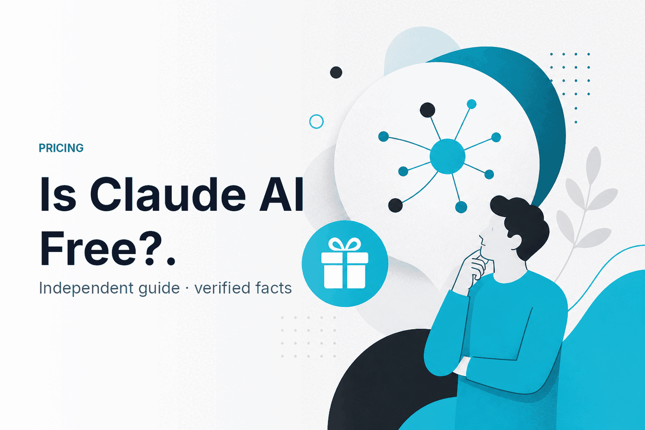 Is Claude AI Free? — hero illustration.