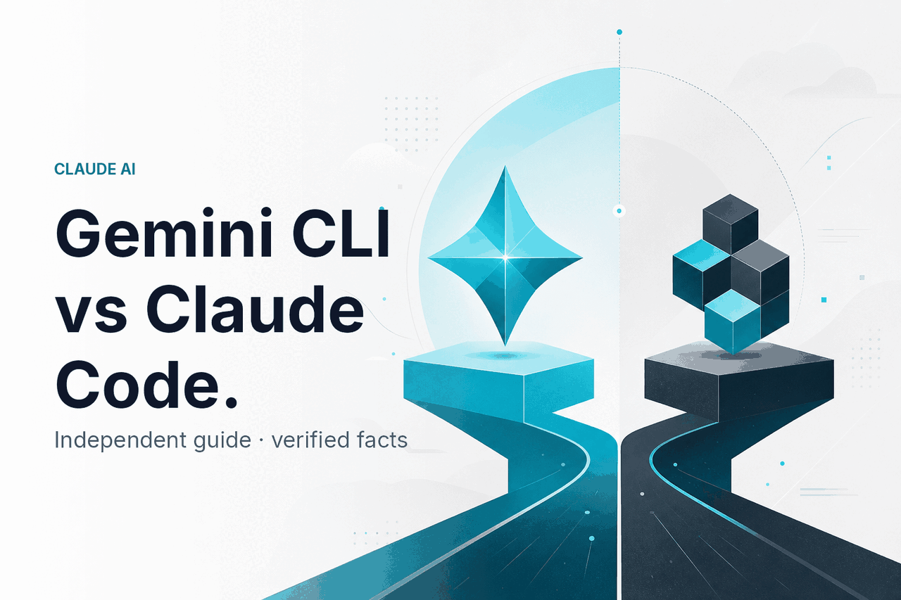 Gemini CLI vs Claude Code — hero illustration.