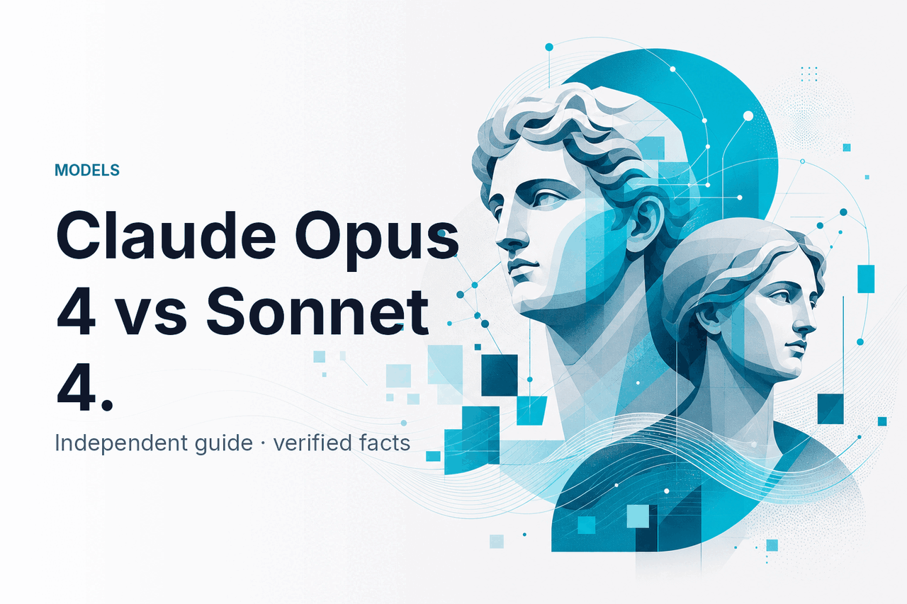 Claude Opus 4 vs Sonnet 4 — hero illustration.