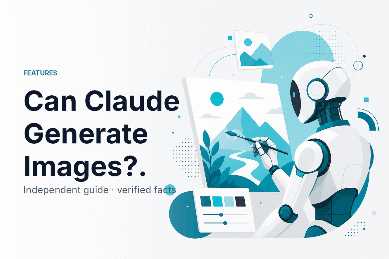 Can Claude Generate Images? — hero illustration.