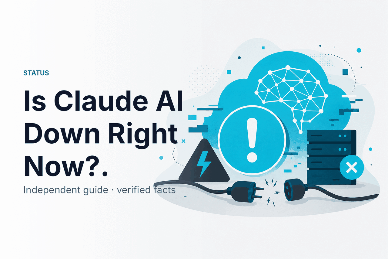 Is Claude AI Down Right Now? — hero illustration.