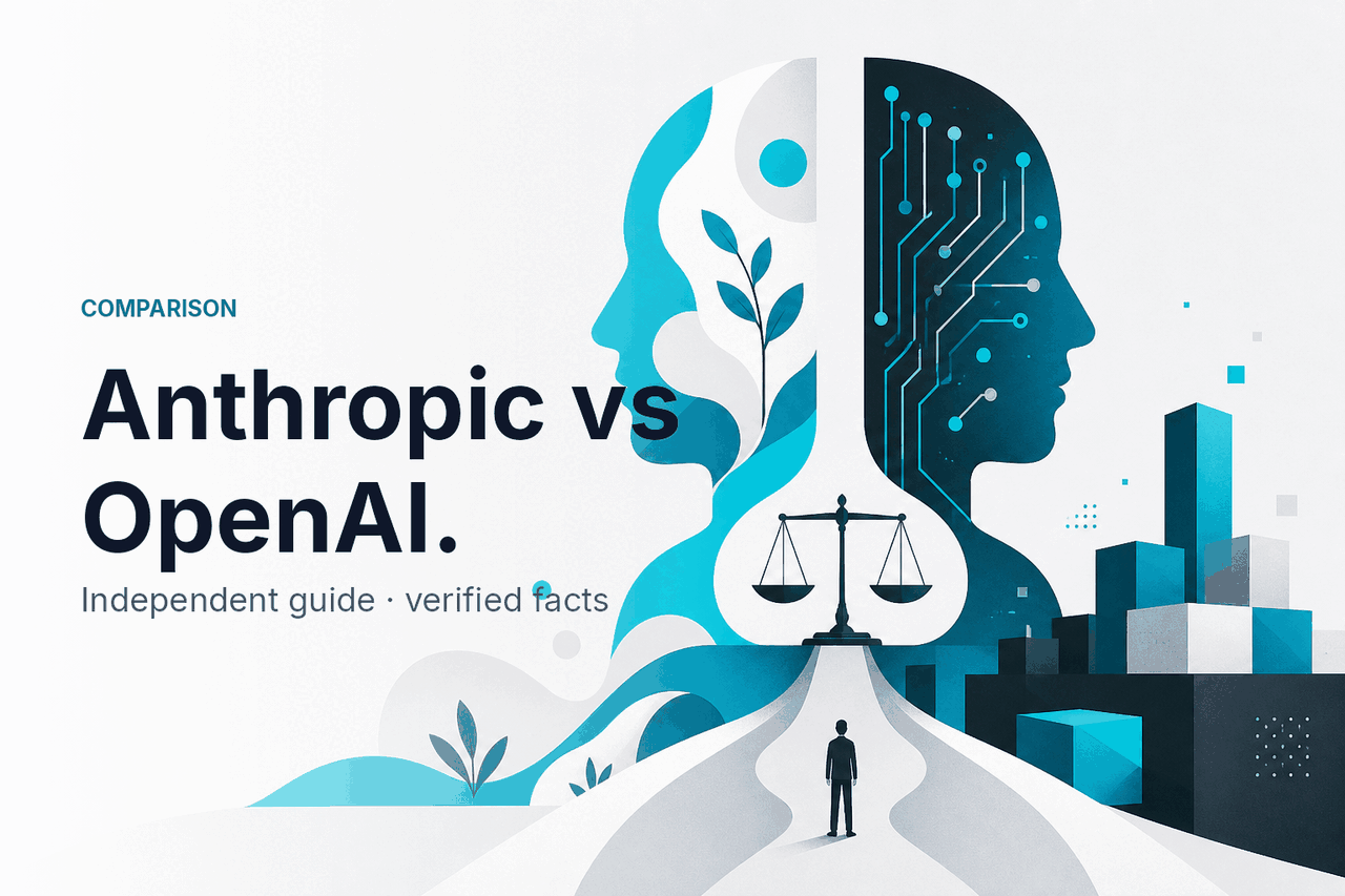 Anthropic vs OpenAI — Companies — hero illustration.