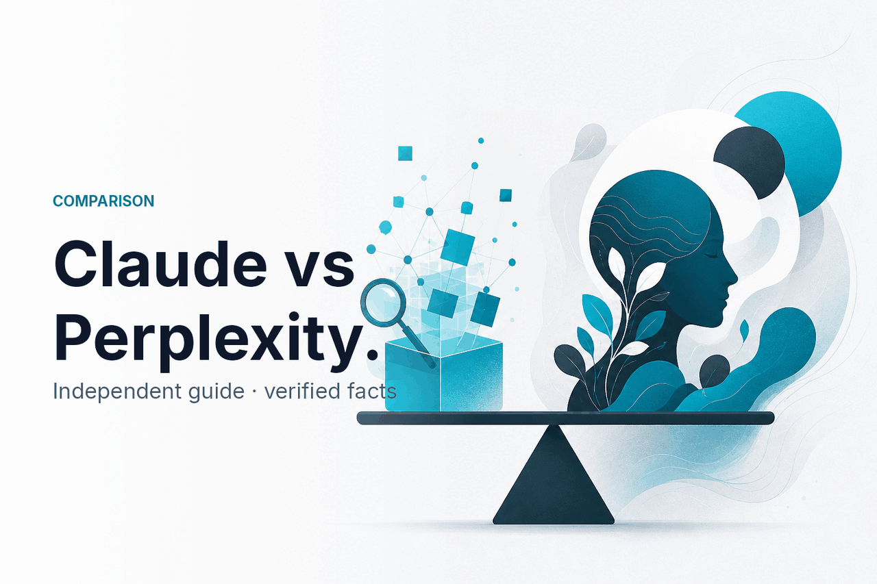 Claude vs Perplexity — hero illustration.