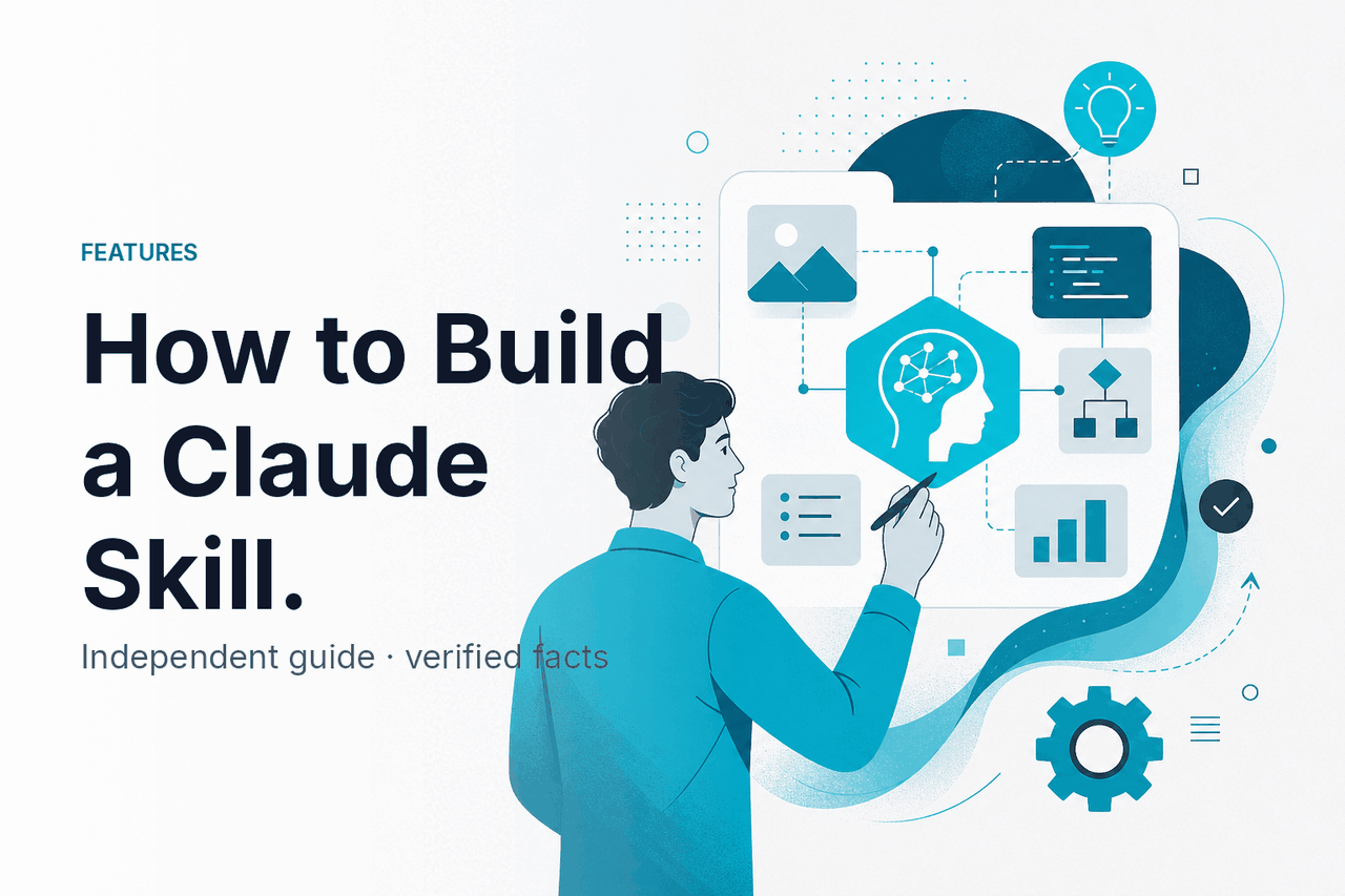 How to Build a Claude Skill — hero illustration.
