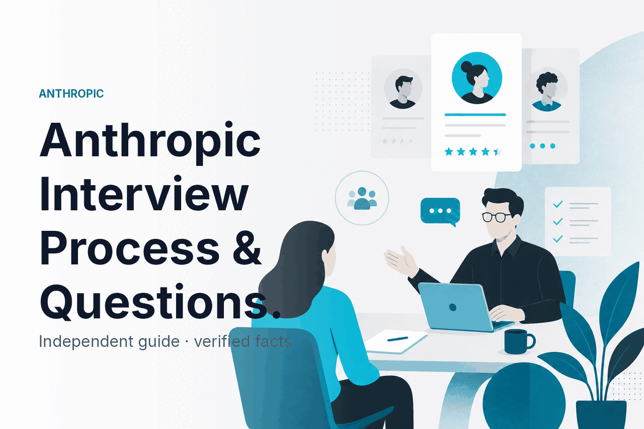 Anthropic Interview Process & Questions — hero illustration.