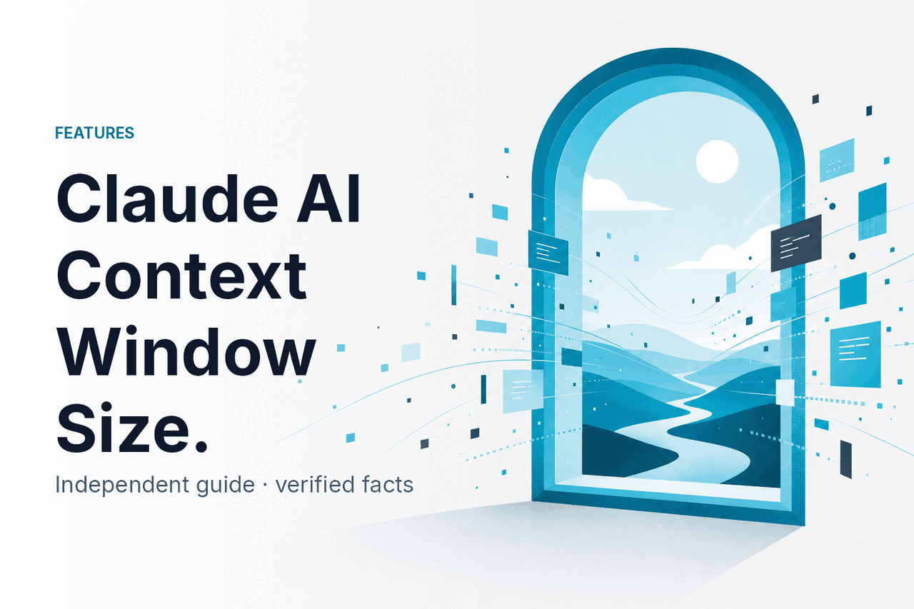 Claude AI Context Window Size — hero illustration.