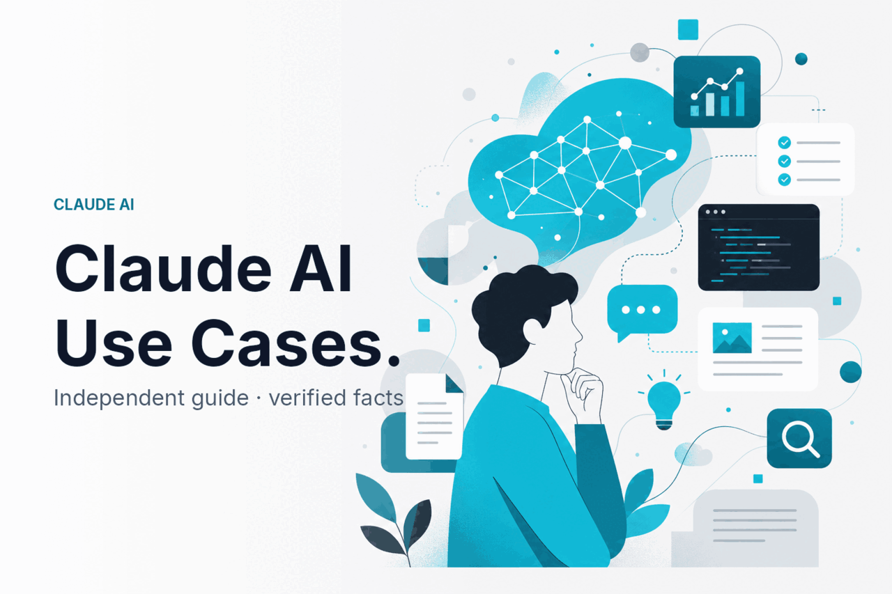 Claude AI Use Cases — 25 Real Examples — hero illustration.