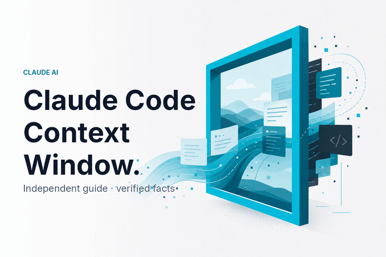 Claude Code Context Window — hero illustration.