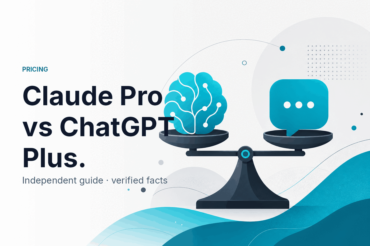 Claude Pro vs ChatGPT Plus — hero illustration.
