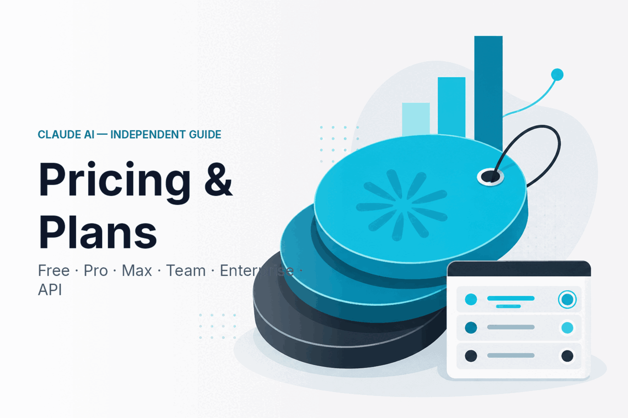 Claude AI pricing — Free, Pro, Max, Team and Enterprise.