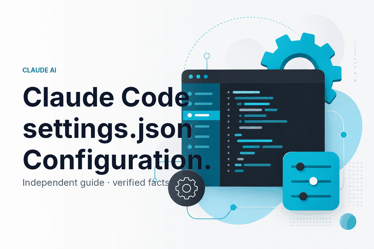 Claude Code settings.json Configuration — hero illustration.