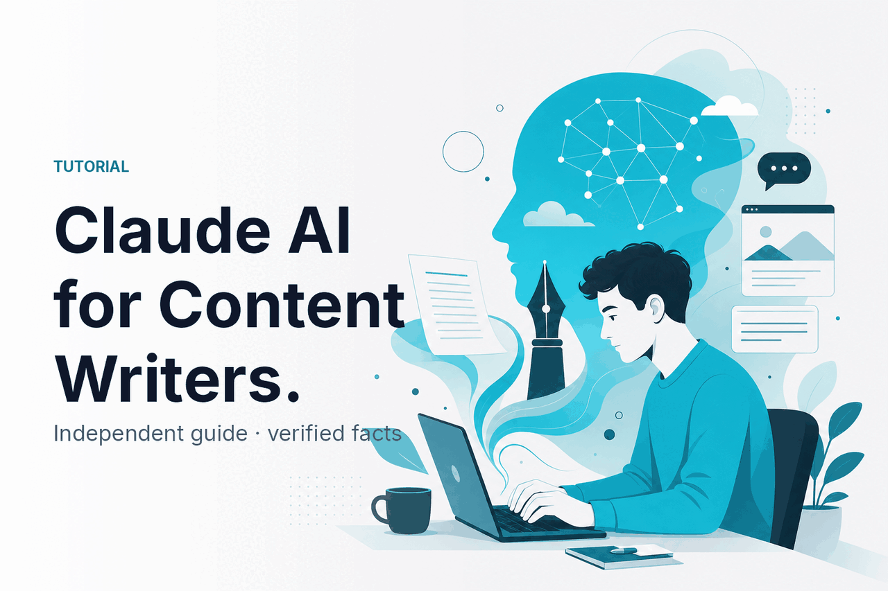 Claude AI for Content Writers — hero illustration.