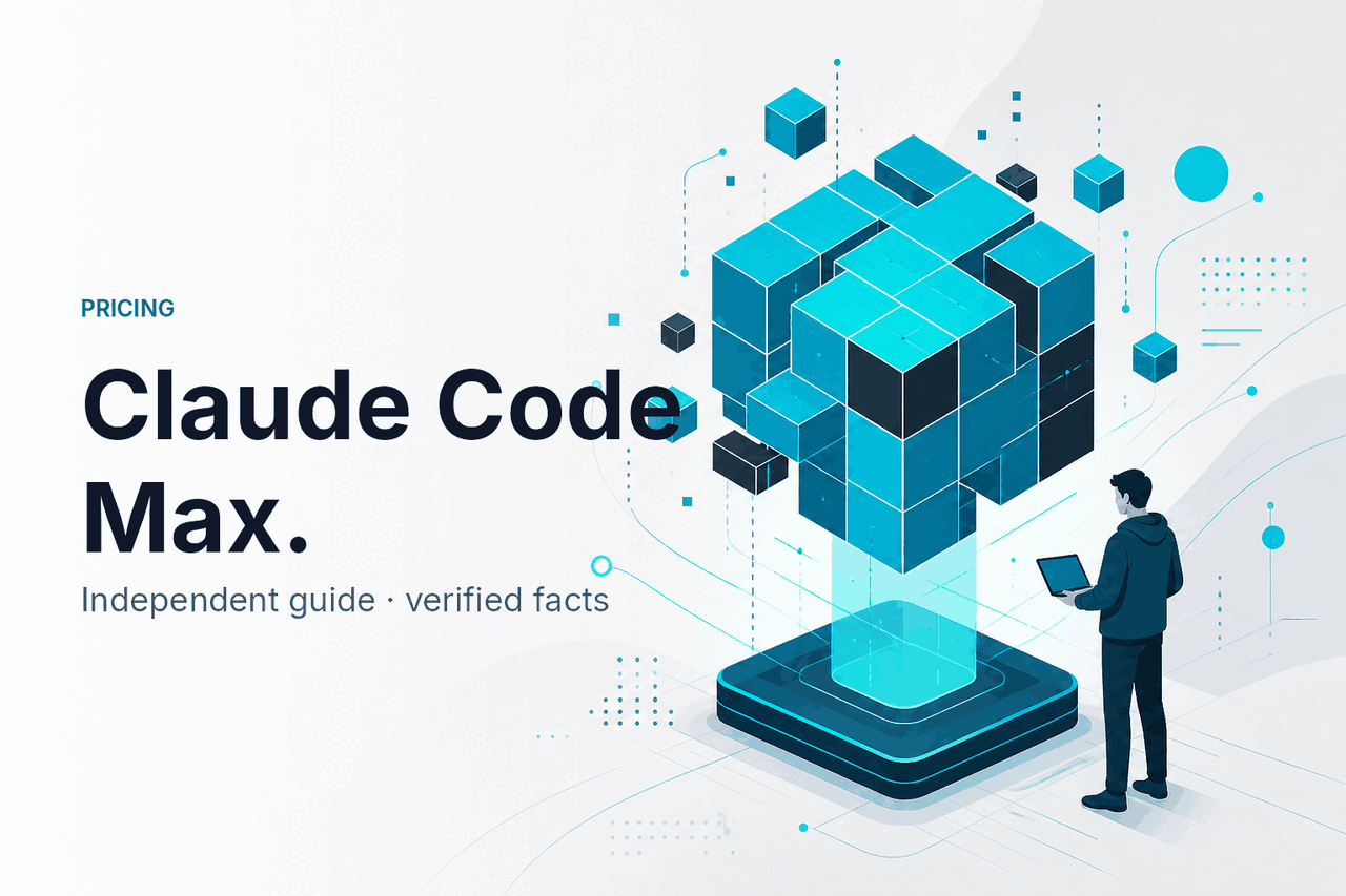 Claude Code Max — For Power Coders — hero illustration.