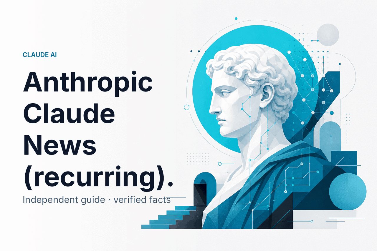 Anthropic Claude News (recurring) — hero illustration.