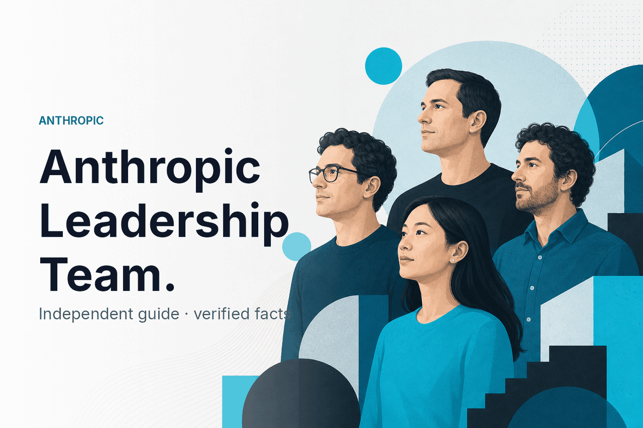Anthropic Leadership Team — hero illustration.