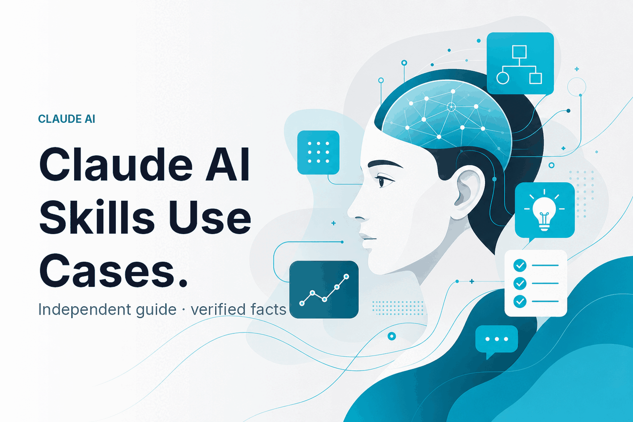 Claude AI Skills Use Cases — hero illustration.