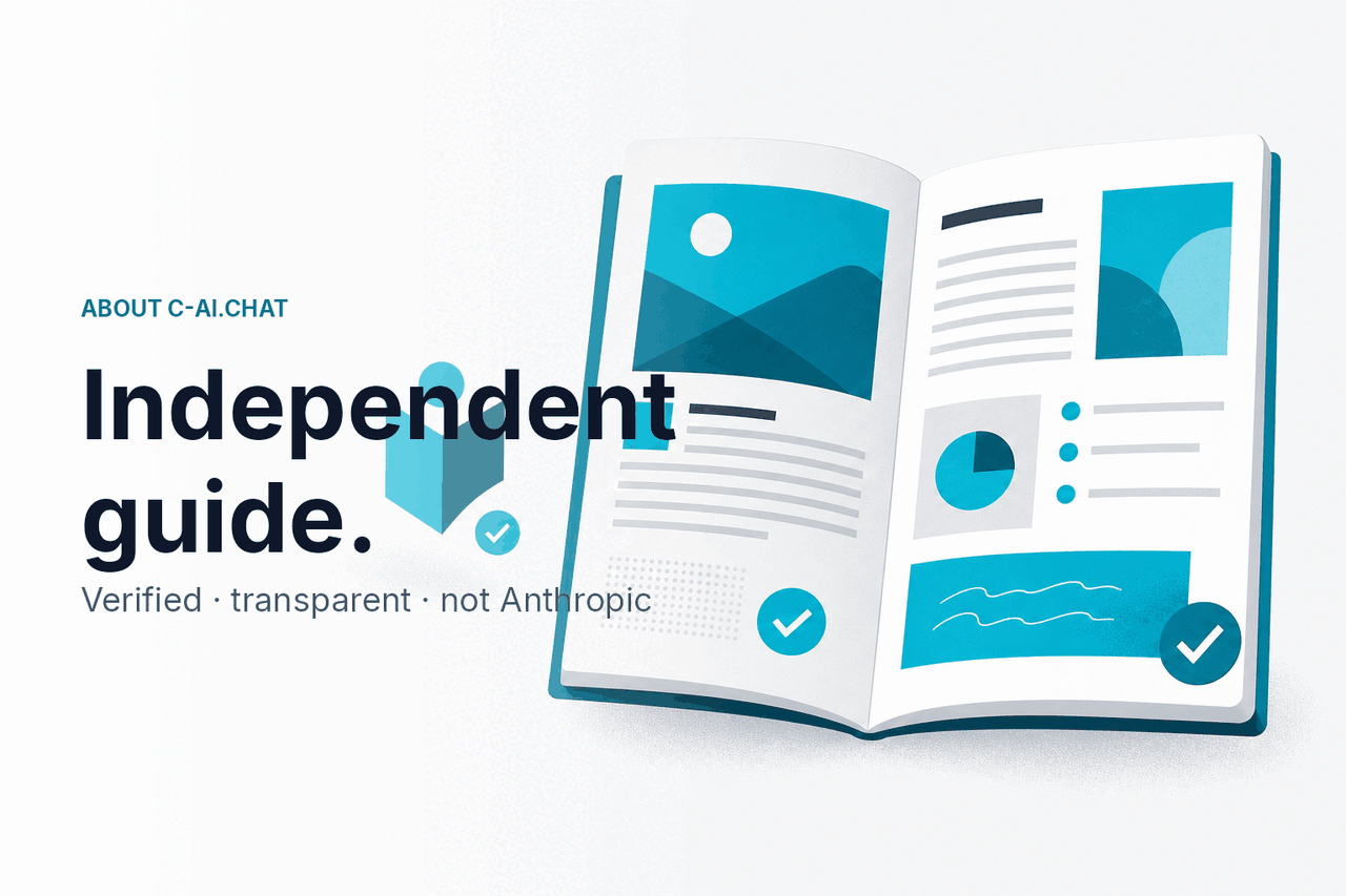 About c-ai.chat — independent guide to Claude AI.