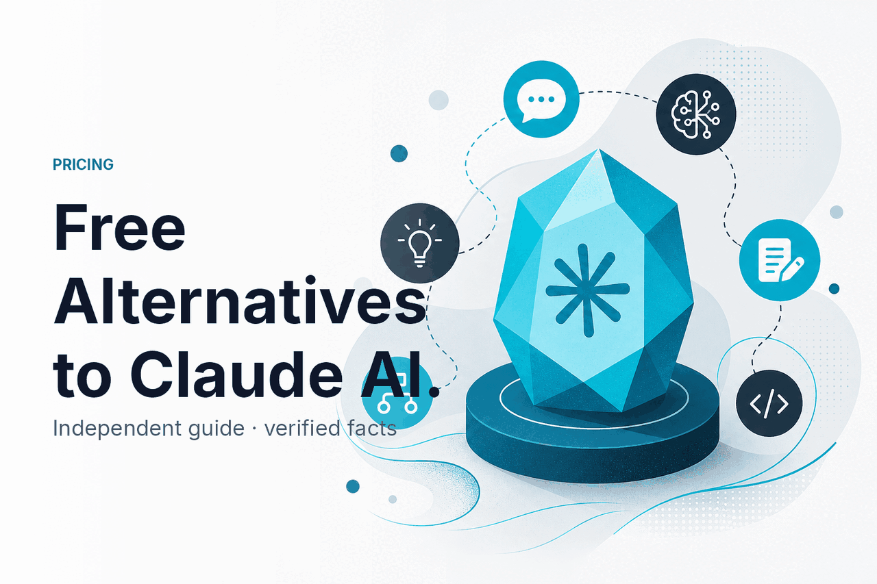 Free Alternatives to Claude AI — hero illustration.
