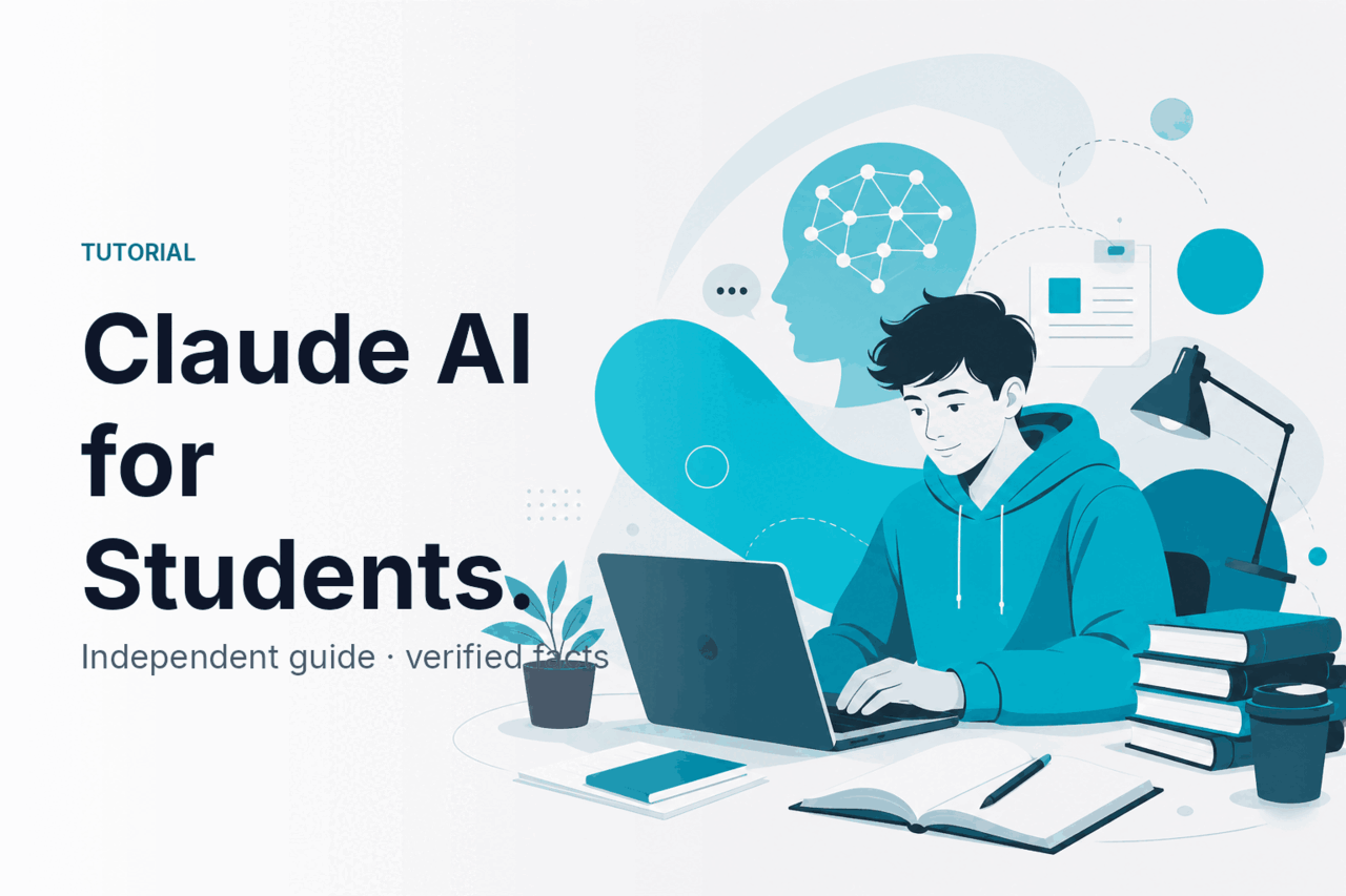 Claude AI for Students — Study Workflows — hero illustration.