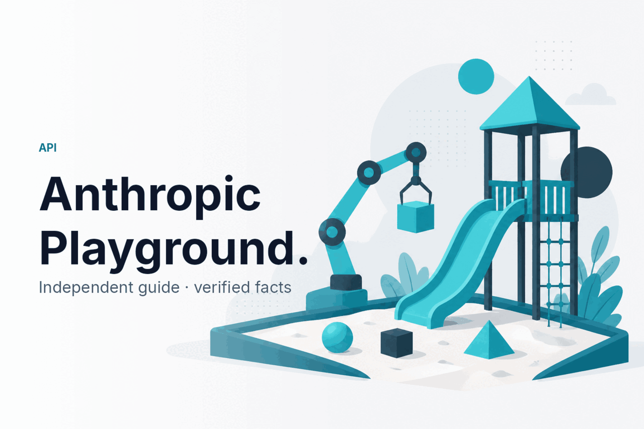 Anthropic Playground — Test Claude API — hero illustration.