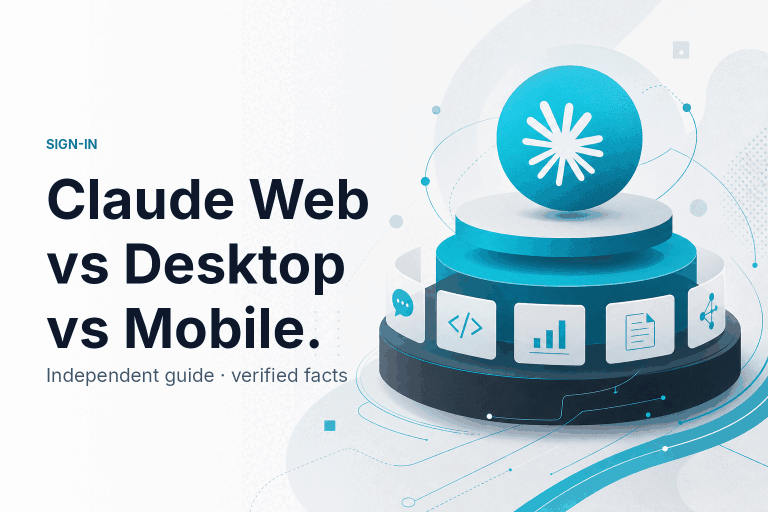 Claude Web vs Desktop vs Mobile — featured