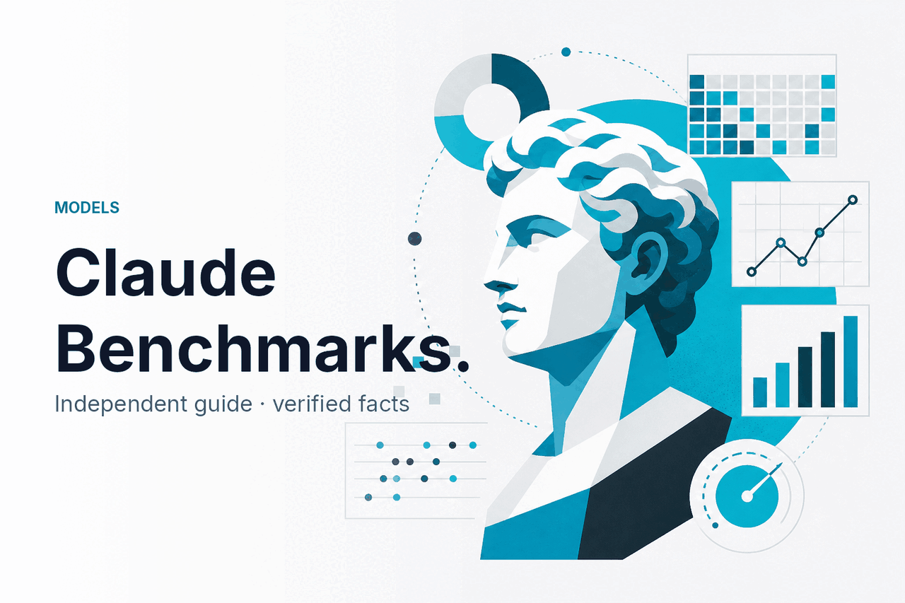 Claude Benchmarks — How It Scores — hero illustration.