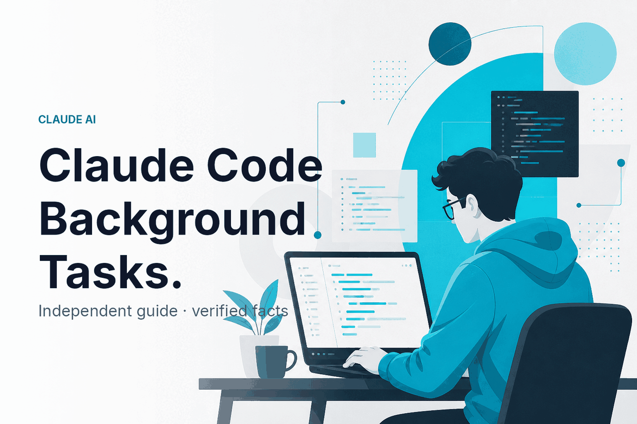 Claude Code Background Tasks — hero illustration.