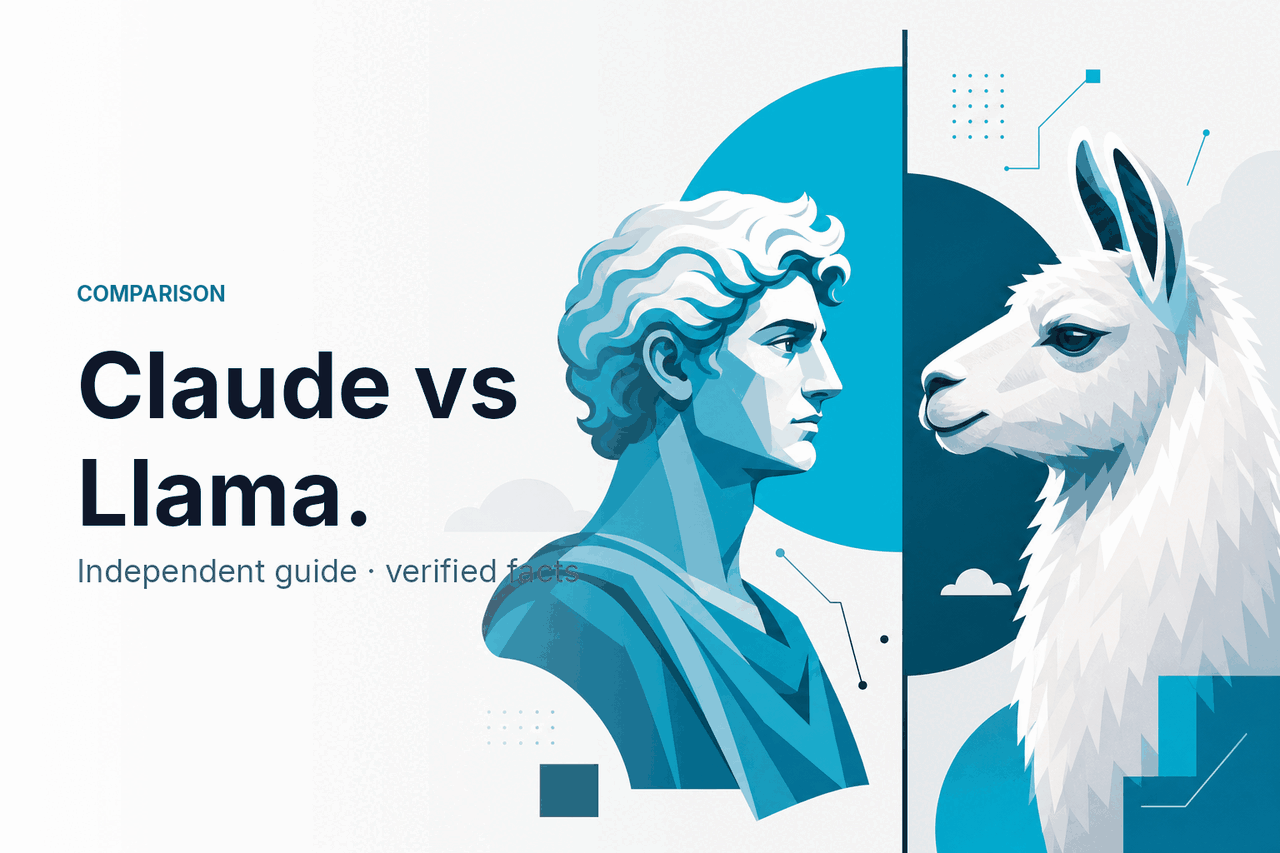 Claude vs Llama — hero illustration.