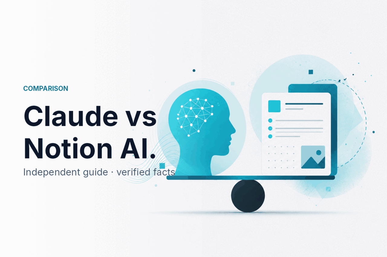 Claude vs Notion AI — hero illustration.