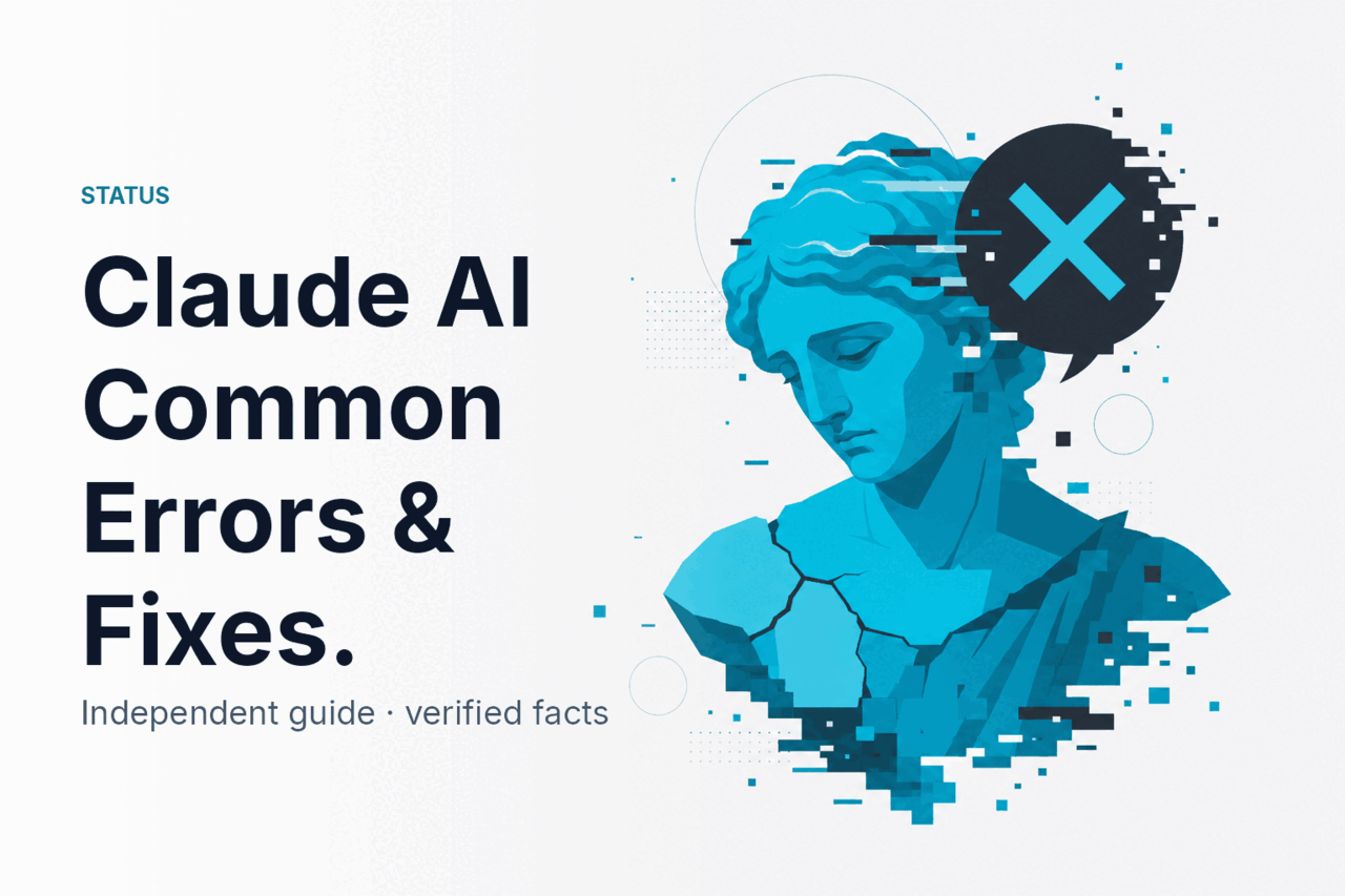Claude AI Common Errors & Fixes — hero illustration.