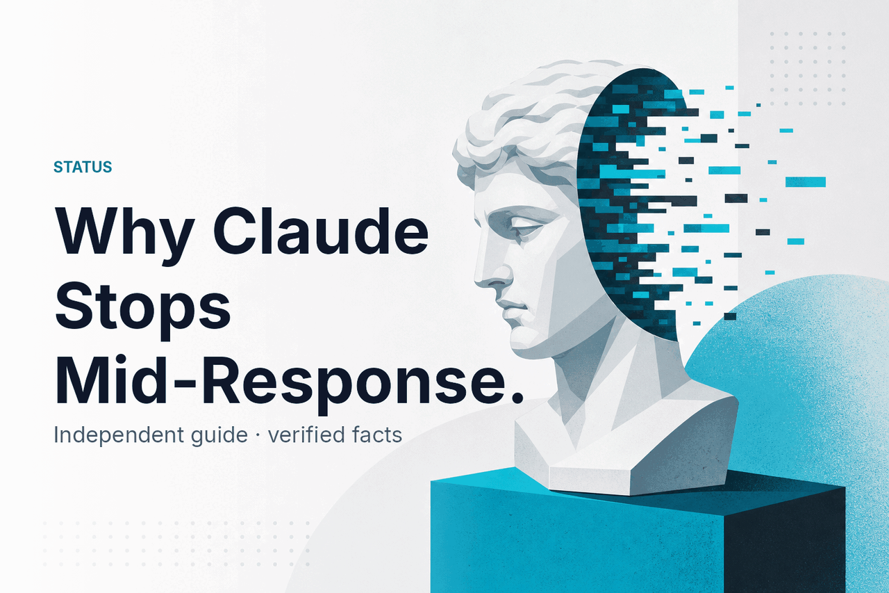 Why Claude Stops Mid-Response — hero illustration.