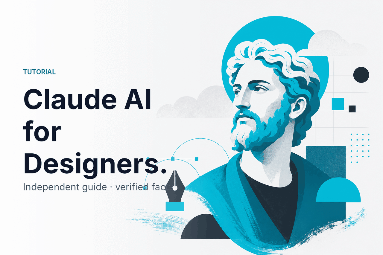 Claude AI for Designers — hero illustration.