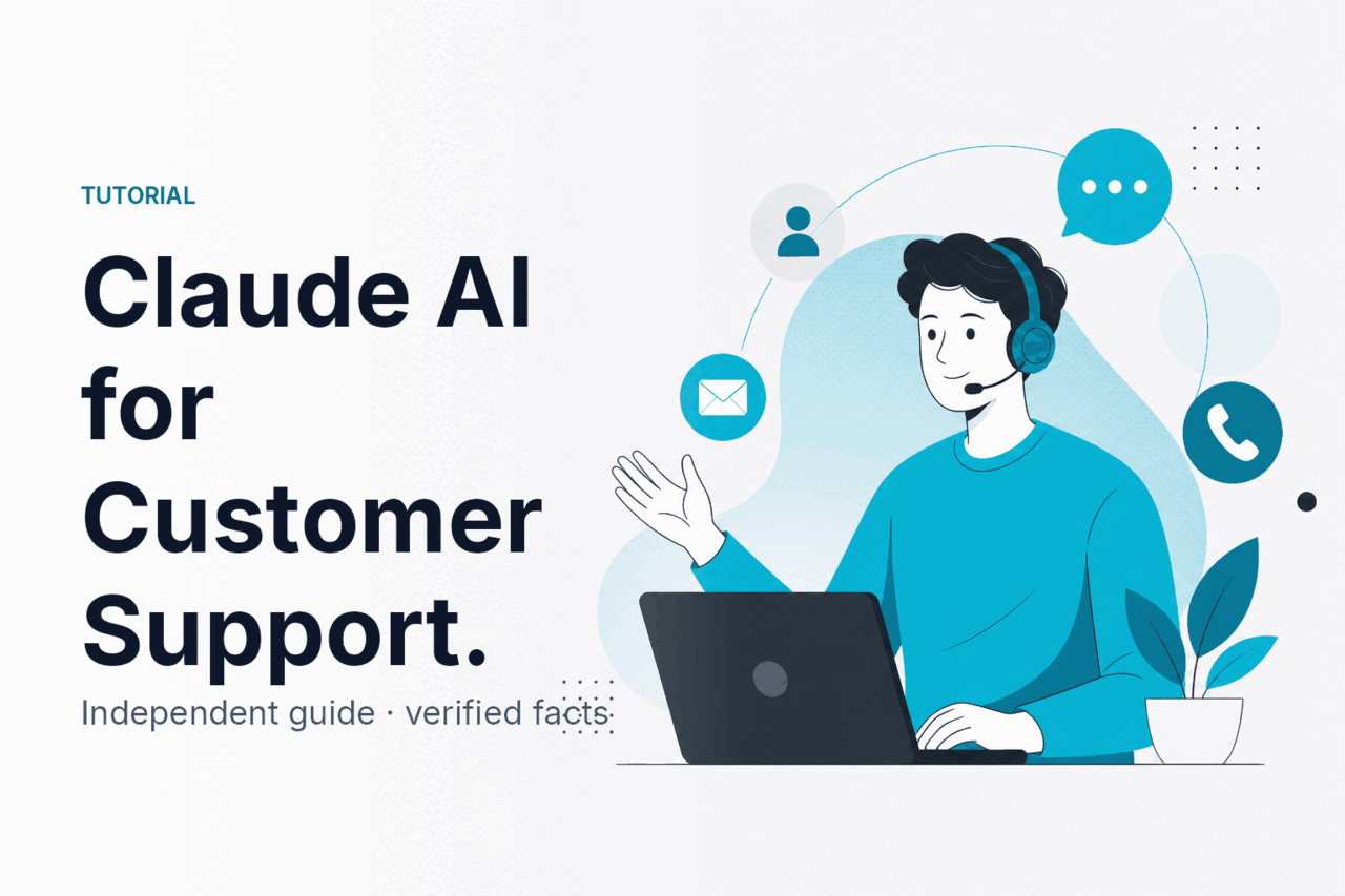 Claude AI for Customer Support — hero illustration.