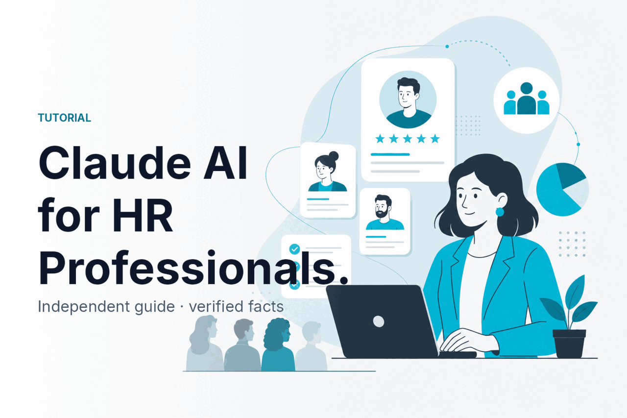 Claude AI for HR Professionals — hero illustration.