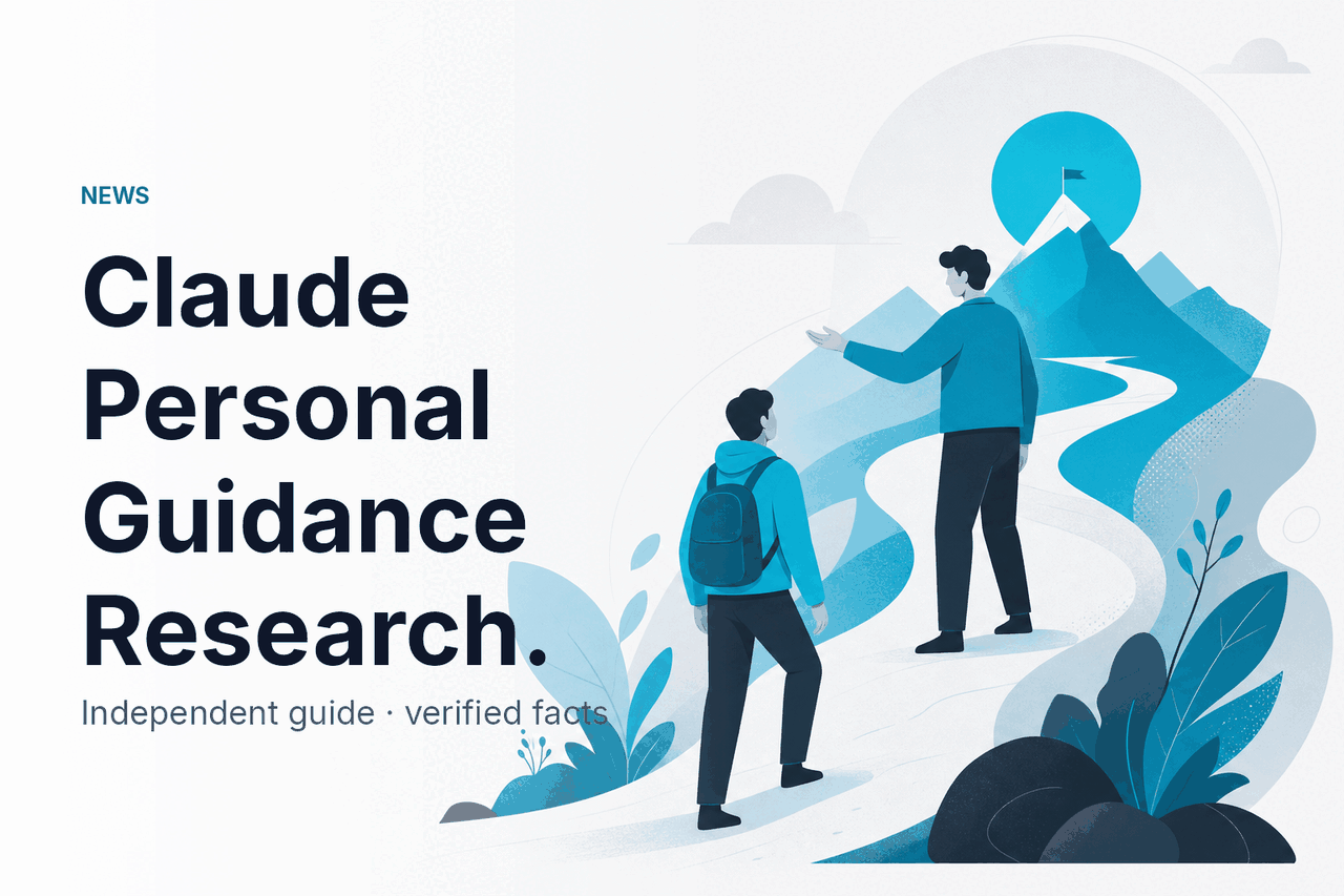Claude Personal Guidance Research — hero illustration.