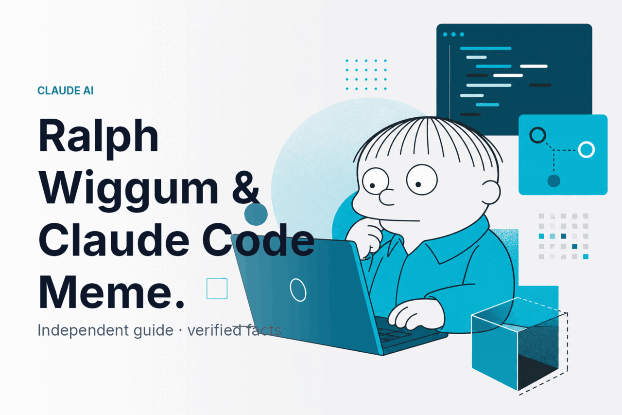Ralph Wiggum & Claude Code Meme — hero illustration.