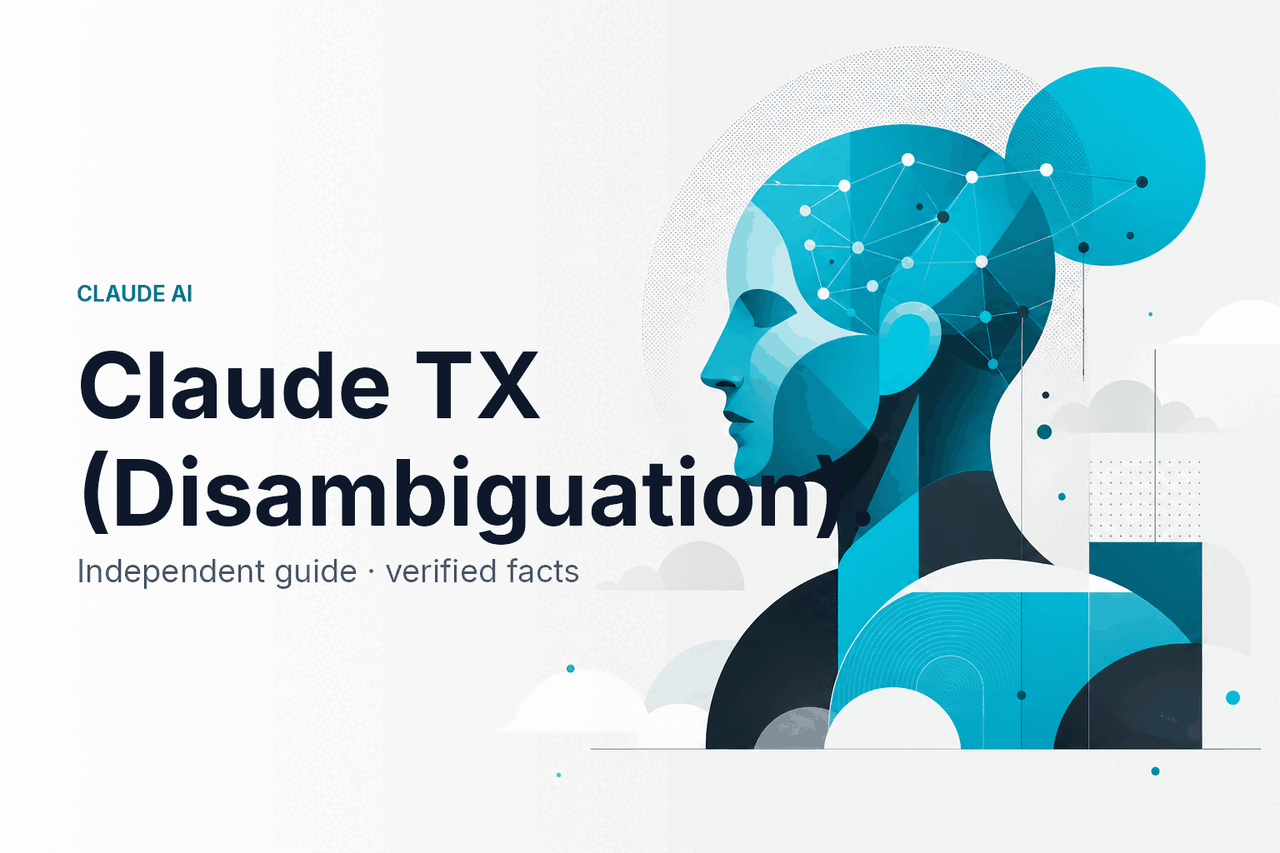Claude TX (Disambiguation) — hero illustration.