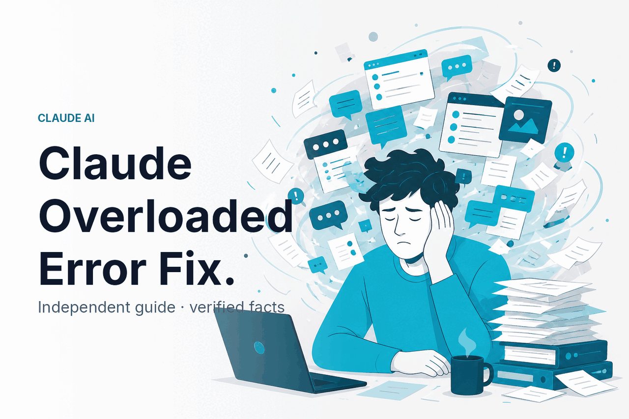 Claude Overloaded Error Fix — hero illustration.