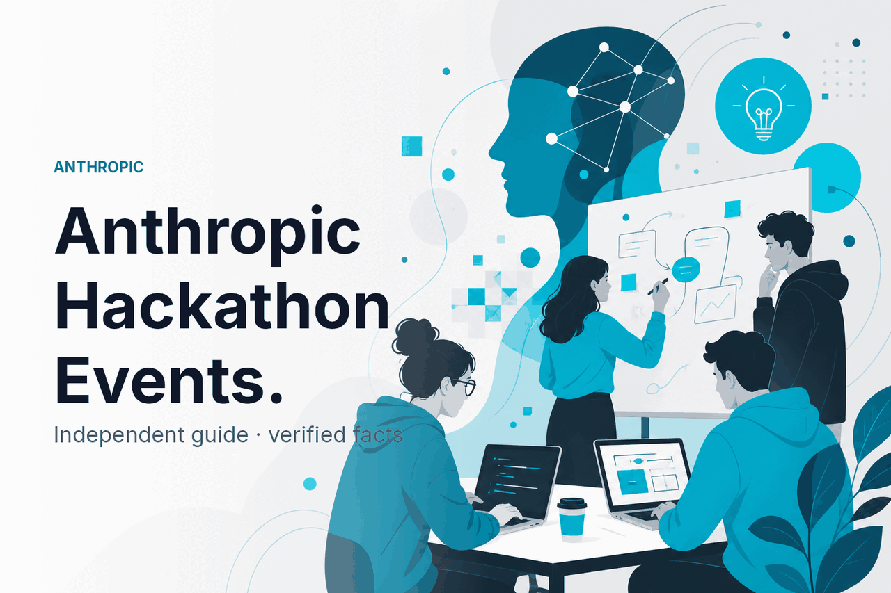 Anthropic Hackathon Events — hero illustration.
