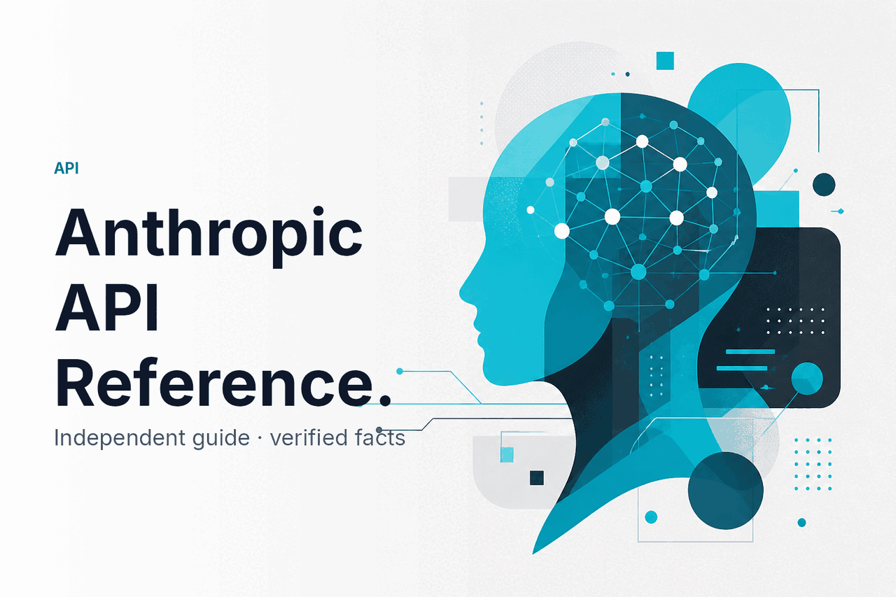 Anthropic API Reference — hero illustration.