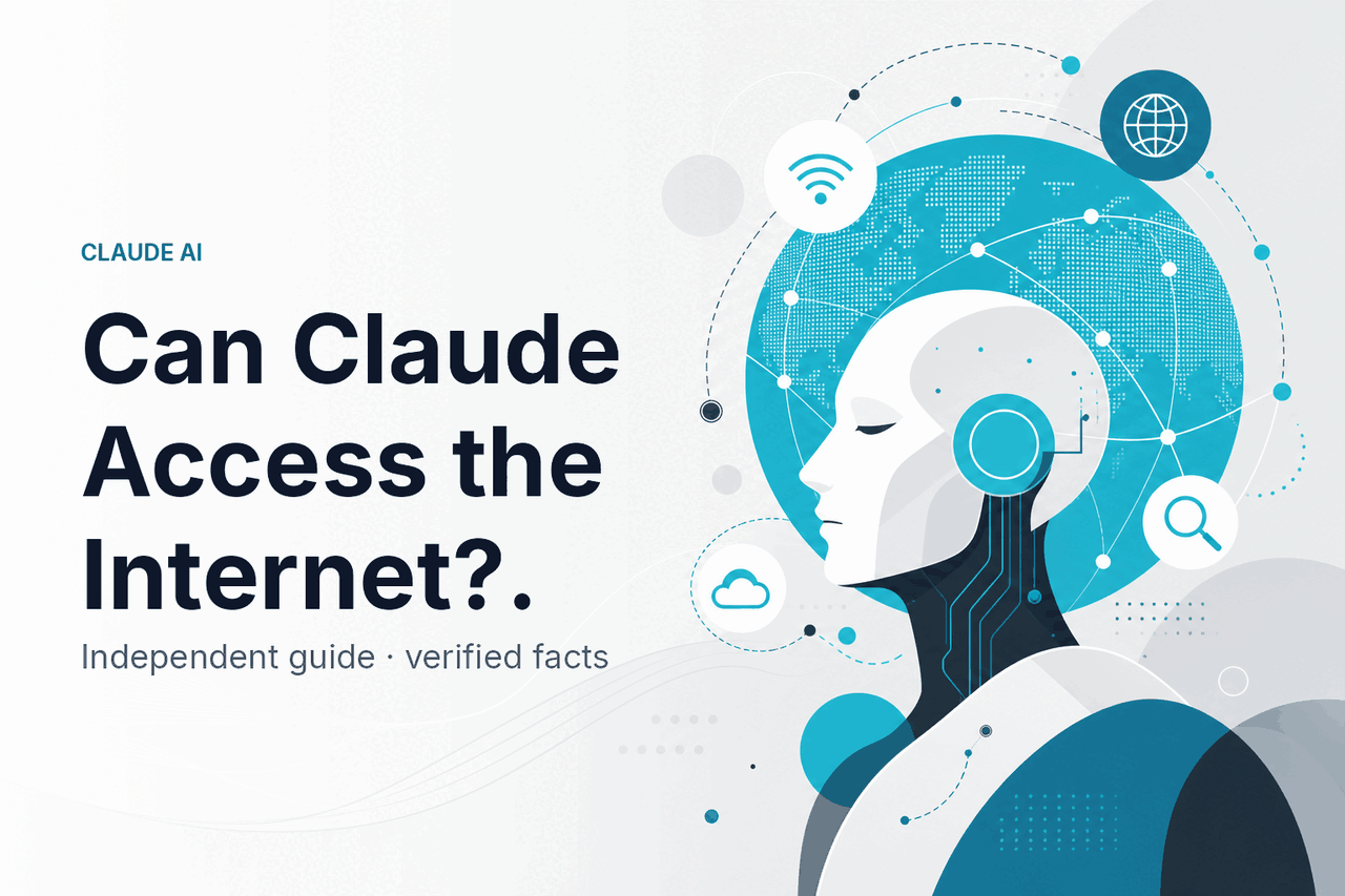 Can Claude Access the Internet? — hero illustration.