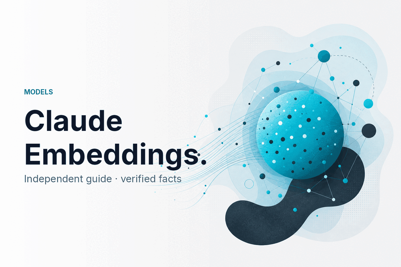 Claude Embeddings — How They Work — hero illustration.