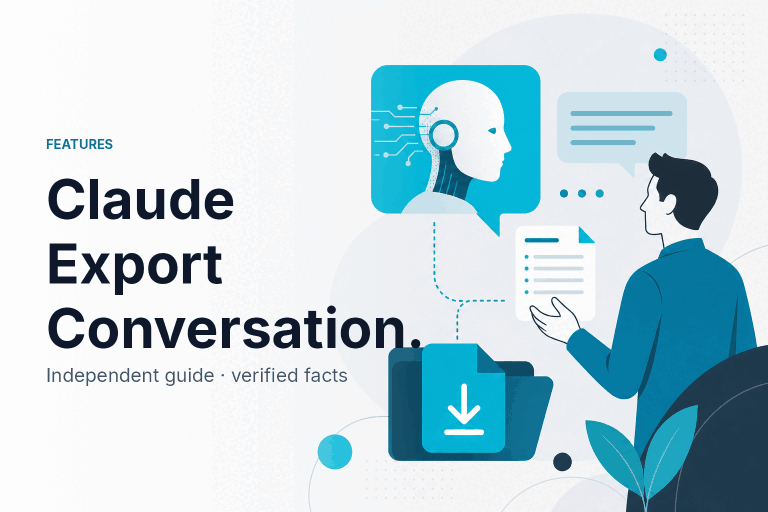 Claude Export Conversation — Save Chats — featured