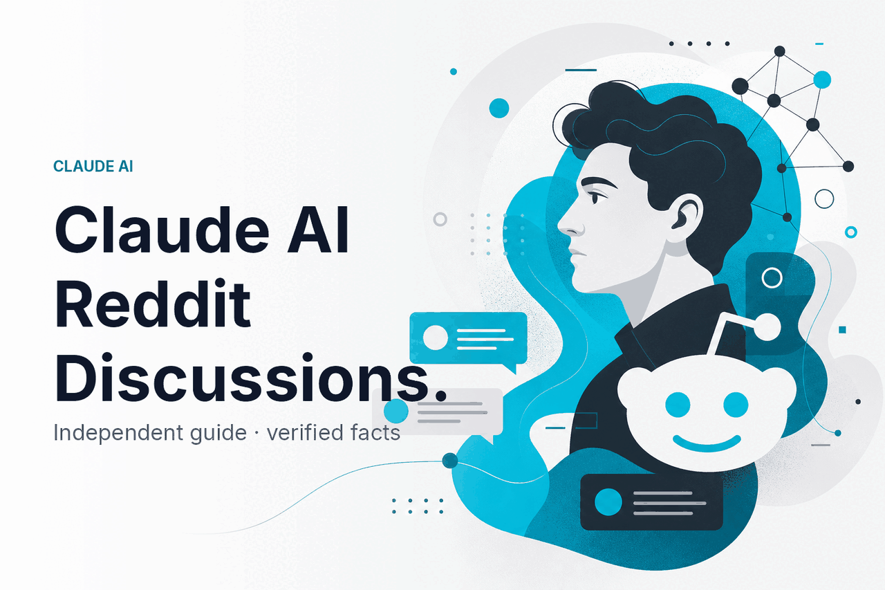 Claude AI Reddit Discussions — hero illustration.